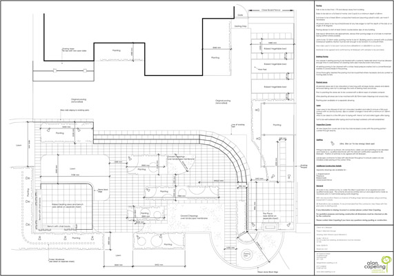 Garden Hard Landscaping Layout