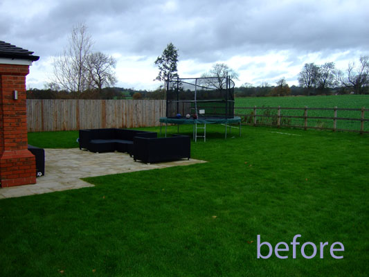 Derbyshire landscape project - before